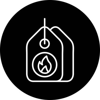 satış etiketi simgesi, vektör illüstrasyonu basit tasarım