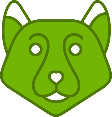 Malamute köpek simgesi, illüstrasyon