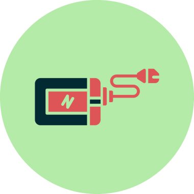 Pil. Web simgesi basit illüstrasyon