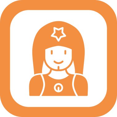 Süper kahraman ağ simgesi, vektör illüstrasyonu