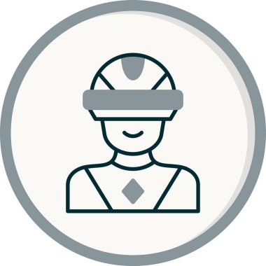 Süper kahraman ağ simgesi, vektör illüstrasyonu