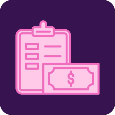 Pano simgesi, vektör illüstrasyonu basit tasarım