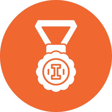 ödül madalya kutsal kişilerin resmi, vektör çizim 