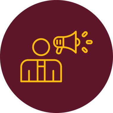 Etkileyici. Web simgesi basit illüstrasyon