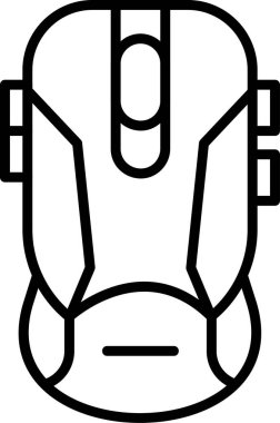 kablosuz fare ağ simgesi vektör çizimi