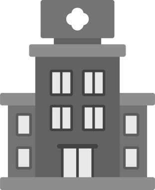 hastane simgesi oluşturma - taslak biçimi