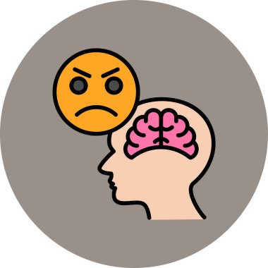 kızgın ifade vektör illüstrasyon tasarımı 