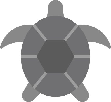 Kaplumbağa. Web simgesi basit illüstrasyon