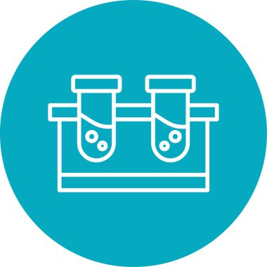 lab test tüpleri ikon vektör illüstrasyonuName