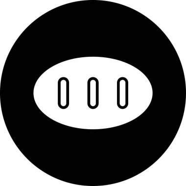 Fırın web simgesi vektör illüstrasyonu