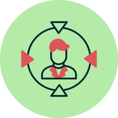 Konum haritası işaretleyici. vektör simgesi