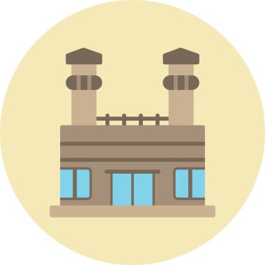 Hapishane simgesi vektör illüstrasyonu 