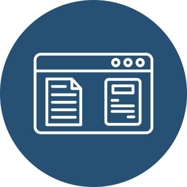 Sohbet mesajı vektör illüstrasyonu