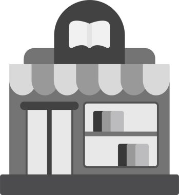 Kitapçı simgesi vektör illüstrasyonuName 