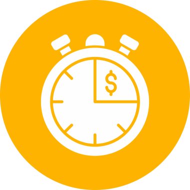 saat, saat, simge vektör illüstrasyonunu izle