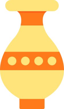 Vazo. Web simgesi basit illüstrasyon