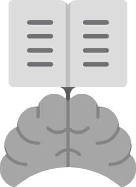 Öğrenmek. Web simgesi vektör illüstrasyonu