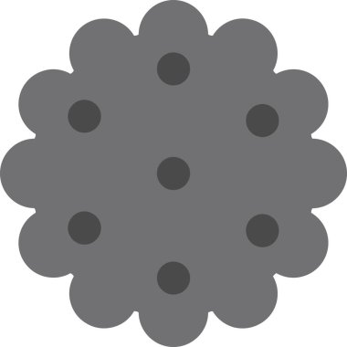 çerez simgesi vektör illüstrasyonu