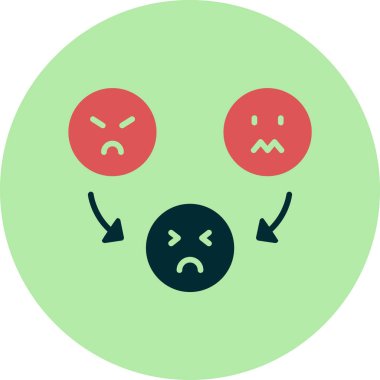 Zorbalık web simgesi vektör illüstrasyonu