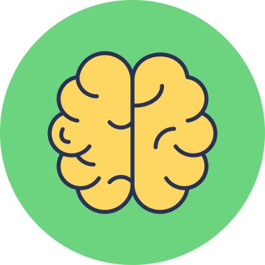 Zihinsel Sağlık ikonu konsept vektör çizimi