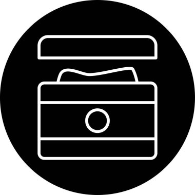 Saç cilası. Web simgesi basit tasarım