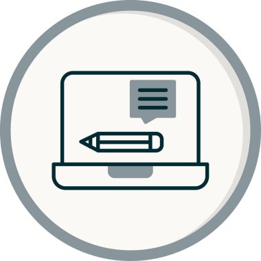 vector illustration of Feedback modern icon