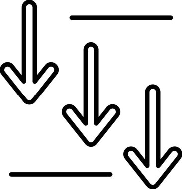 Oklar. Web simgesi basit illüstrasyon