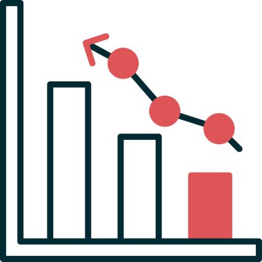 Pazar analiz simgesi vektör illüstrasyonu