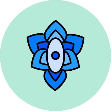 Sabah zaferi. Web simgesi basit illüstrasyon 