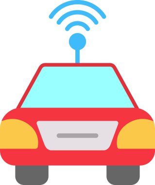 Otomatik Otomobil ikonu vektör illüstrasyonu