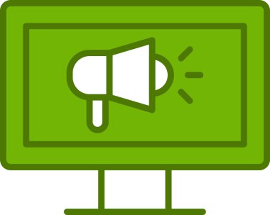 Eylem simgesine çağrı, vektör illüstrasyonu