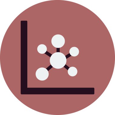 Kümeleniyorlar. Web simgesi basit illüstrasyon