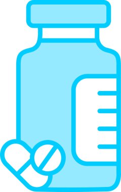 uyuşturucu ve hap ikonu vektör illüstrasyonu