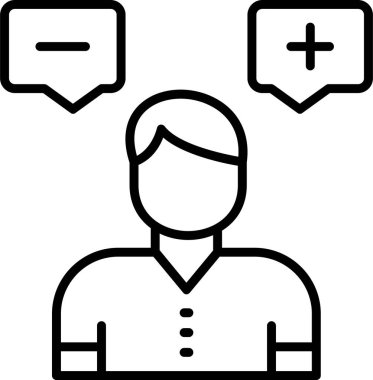 Fizibilite. Web simgesi vektör illüstrasyonu