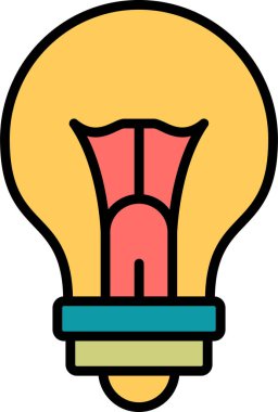 Ampul Ağı simgesi, vektör illüstrasyonu