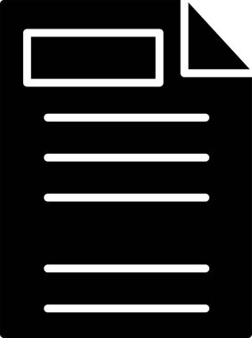  Kağıt. Web simgesi basit illüstrasyon