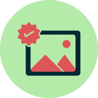 Basit iş grafik vektör simgesi