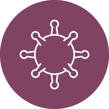 Basit HIV simgesi vektör illüstrasyonu