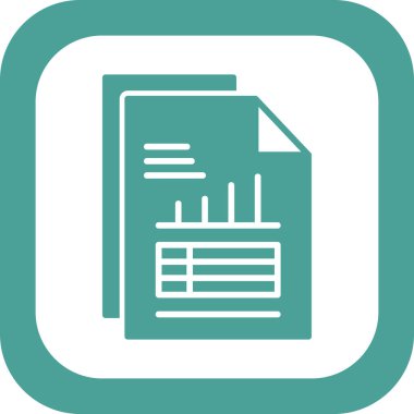 veri raporu simge vektör