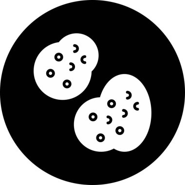 Patates vektör simgesi basit tasarım çizimi