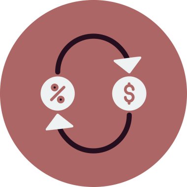 İş İade simgesinin vektör illüstrasyonu