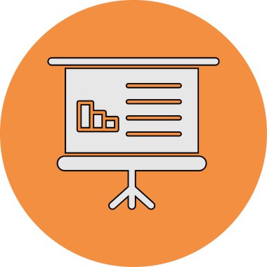 Antrenman. Web simgesi basit illüstrasyon