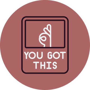 Simge vektör illüstrasyon tasarımı