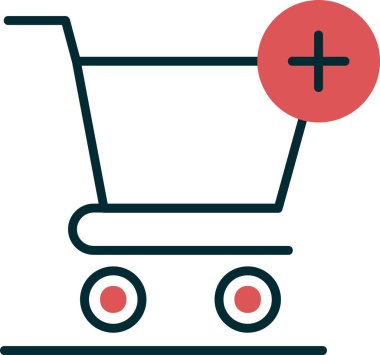 Web simgesi satın al, vektör illüstrasyonu