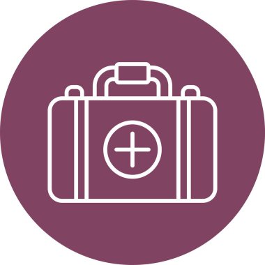 İlk yardım kiti vektör illüstrasyonu