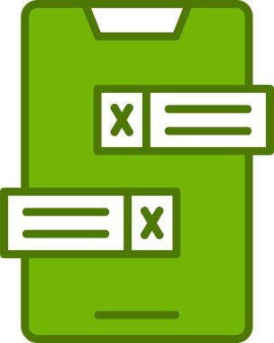 Tebliğ. Web simgesi basit illüstrasyon