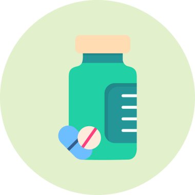 uyuşturucu ve hap ikonu vektör illüstrasyonu