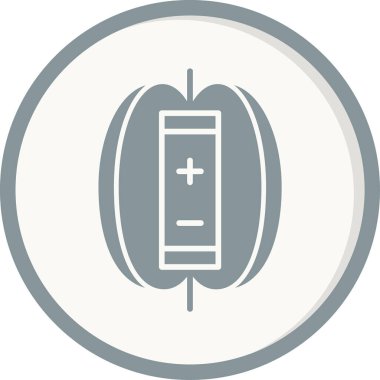 Manyetik Alan simgesi vektör illüstrasyonu 