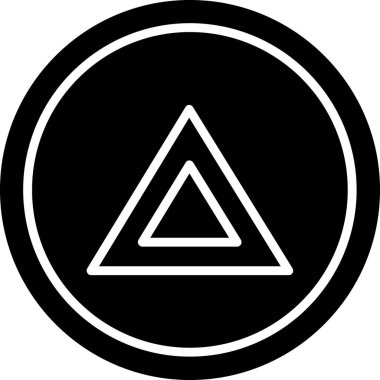 - Delta. Web simgesi basit illüstrasyon