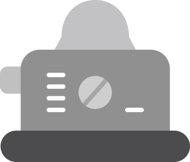 ekmek kızartma makinesi web simgesi, vektör çizim